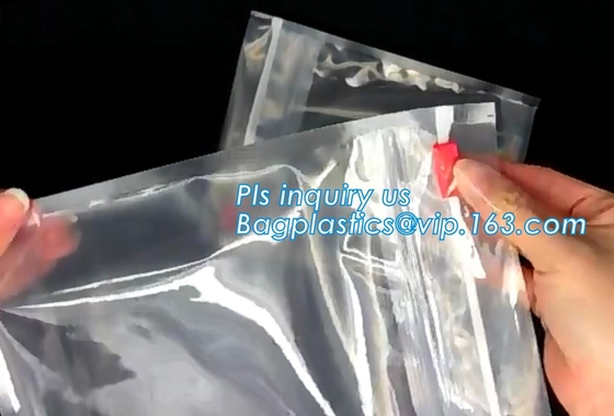 PE EVA Slider Zip Reclosable Bags, bolso que se puede volver a sellar 5kg 10kg 15kg, Wi cosméticos de pie respetuosos del medio ambiente del resbalador de k del bolso del PVC