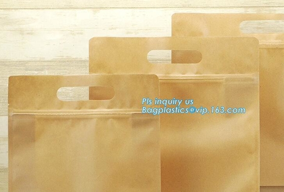 bolsa grande de la caja de sello del patio 5kg con el bolso de la cremallera del resbalador para el embalaje del alimento para animales de perro, soporte encima del bolso de empaquetado de la alimentación de la comida de perro con