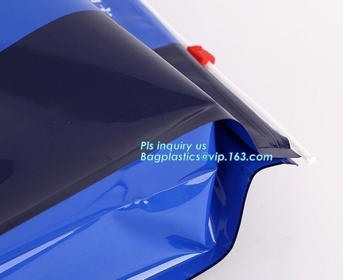 Ocho bolsos de la comida de perro del resbalador del animal doméstico del borde-lacre limpian el papel de aluminio con la aspiradora de la impresión en color del bolso, diapositiva impresa de encargo de 2.5kg 5kg 10kg