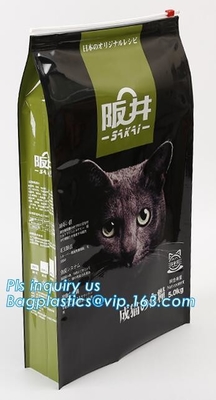El empaquetado del pienso del resbalador k empaqueta el bolso plástico de la comida de perro, embalando vagos de empaquetado que se puede volver a sellar del alimento para animales de perro de la cerradura 2Kg de la cremallera