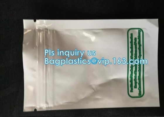bolsa plana que se puede volver a sellar del papel de aluminio del tabaco del negro herbario de la hoja, 1g, 3g, 5g, venta caliente del bolso herbario de las bolsas de tabaco 10g en Potpo