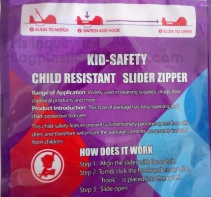Levántese los bolsos resistentes de la cerradura de la cremallera del niño, bolsos de empaquetado de la caja fuerte del niño de la prueba del olor para la tableta de empaquetado, bolsa para Herb Incen