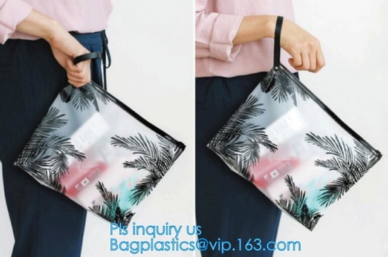 bolso del lápiz de la escuela/bolso de los efectos de escritorio de la impresión/bolso plástico del lápiz del resbalador de la cremallera, bolsa de encargo del pvc del resbalador del proveedor del oro con z