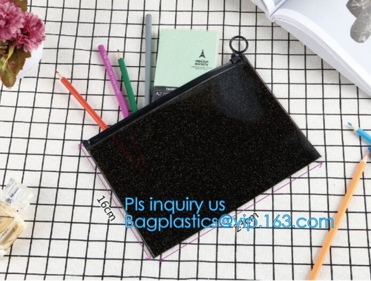 bolso de k para el traje de baño que empaqueta, las bolsas de plástico que se puede volver a sellar de la cerradura de la cremallera del resbalador, calidad de la bolsa del Pvc buena con el embalaje de la cremallera
