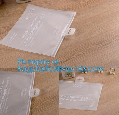 portatraje plástico del resbalador, empaquetando para las camisas/ropa/ropa interior, bolso de la crema dental del cepillo de dientes del viaje del resbalador de k