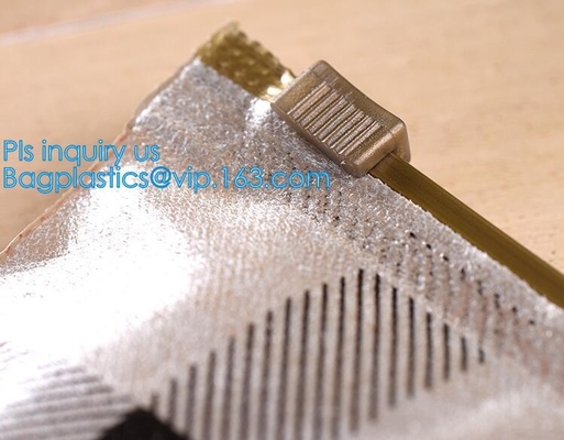 El resbalador claro del bolso del embalaje del lápiz del PVC del bolso de la cremallera del lápiz que embala, bolso de la cremallera del resbalador del PVC para compensa el laser olográfico