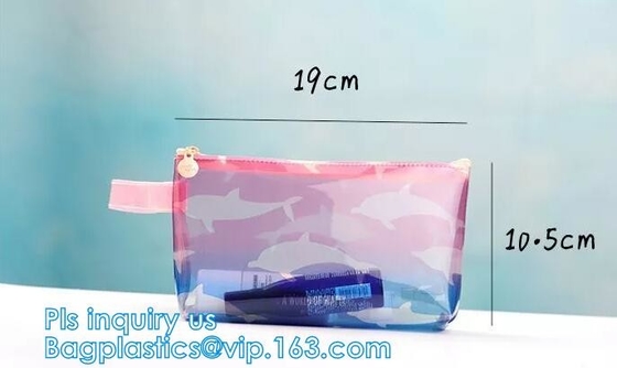bolsos impermeables de los documentos de la cerradura de la cremallera del bolso de la válvula de Pen Cases de la bolsa, calidad con el bolso del embalaje de la cremallera, ropa interior impresa Packagin