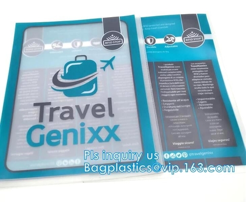 el bolso cosmético del viaje del resbalador de la cremallera, bolso del paquete de la materia, cremallera cosmética transparente promocional del resbalador del bolso del PVC empaqueta claramente