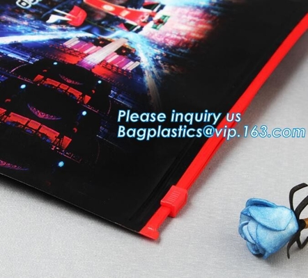 El mini bolso de encargo de k, heló el bolso del Pvc k, resbalador Frosty Soft Bag Pouch, bolso cosmético de la cremallera del resbalador del maquillaje del viaje