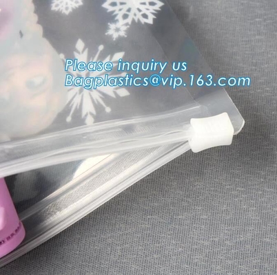 El mini bolso de encargo de k, heló el bolso del Pvc k, resbalador Frosty Soft Bag Pouch, bolso cosmético de la cremallera del resbalador del maquillaje del viaje