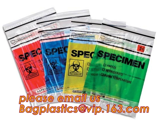BOLSOS MÉDICOS de la ESPECIALIDAD PHARMA, bolso del resbalador del PVC, sello del resbalador, cerradura del resbalador, apretón del resbalador, cremallera del resbalador, cremallera del resbalador
