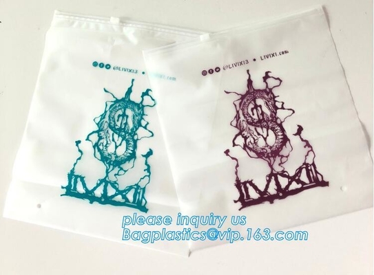 El bio bolso degradable de calidad superior de la camiseta de EVA PE OPP, OEM imprimió las bolsas de plástico de empaquetado de la cremallera del resbalador para el traje de baño de la camiseta