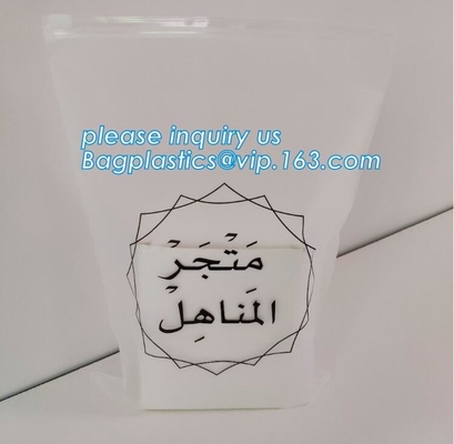 Bolso de la cremallera del top del resbalador del CPE para la ropa impresa de encargo del traje de baño que empaqueta los bolsos polivinílicos helados, pla helado de la cerradura de la cremallera del resbalador
