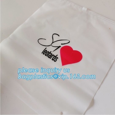 Bolso de la cremallera del top del resbalador del CPE para la ropa impresa de encargo del traje de baño que empaqueta los bolsos polivinílicos helados, pla helado de la cerradura de la cremallera del resbalador