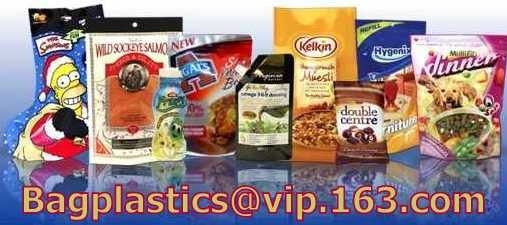 Los bolsos laterales del escudete, patio sellaron los bolsos, galleta que empaquetaba, paquete del té, paquete del café, papel de aluminio de empaquetado del aceite k empaquetan W