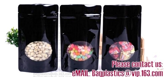 Los bolsos laterales del escudete, patio sellaron los bolsos, galleta que empaquetaba, paquete del té, paquete del café, papel de aluminio de empaquetado del aceite k empaquetan W