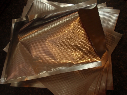 bolso de encargo del papel de aluminio de la prueba k del olor, bolso del papel de aluminio de k, al de plata de la cerradura de la cremallera