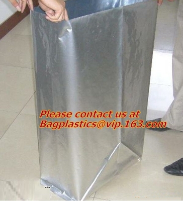 bolso de encargo del papel de aluminio de la prueba k del olor, bolso del papel de aluminio de k, al de plata de la cerradura de la cremallera