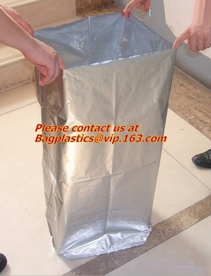bolsos impermeables plásticos a granel de la cremallera, sellador del bolso del papel de aluminio de k, hoja impresa de encargo