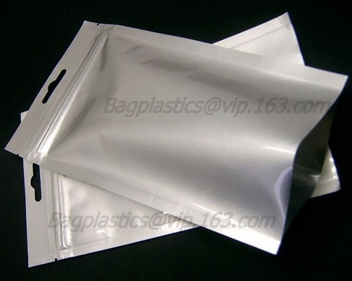 Modificado para requisitos particulares imprimiendo bolsos de empaquetado materiales laminados del envasado de alimentos del papel de aluminio de la categoría alimenticia con el bagease de la cerradura de la cremallera, paquete