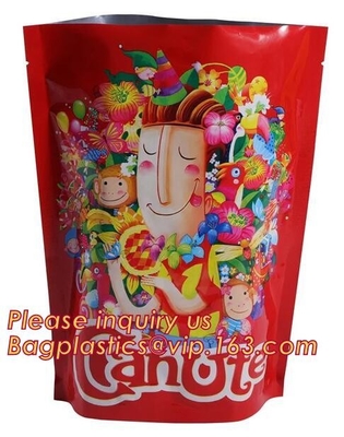 El final mate 250g 500g metalizó el soporte de la hoja k encima del bolso de empaquetado para las frutas secas que empaquetaban la bolsa, pescado metalizado de la hoja