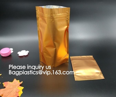 bolso metalizado vacío del papel de aluminio/bolsa de nylon de la réplica para la comida congelada con bagease del bolso de vacío del papel de aluminio de la muesca del rasgón