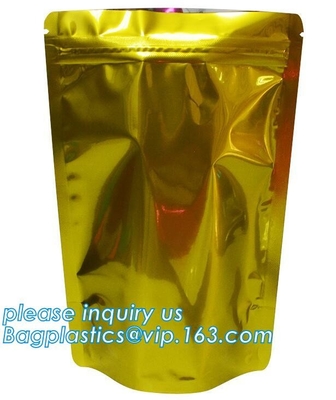 Bageas de empaquetado metalizados flexibles laminados plásticos impresos de encargo de los bolsos del bocado plano de la bolsa 50g del papel de aluminio de la categoría alimenticia