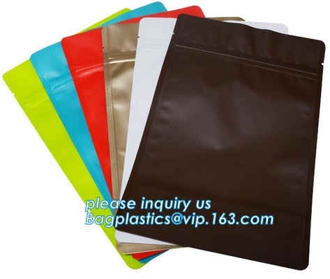 Bageas de empaquetado metalizados flexibles laminados plásticos impresos de encargo de los bolsos del bocado plano de la bolsa 50g del papel de aluminio de la categoría alimenticia