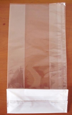 las bolsas de plástico claras inferiores de impresión de encargo biodegradables del embalaje del opp de los pp del bopp del cuadrado auto-adhesivo del PE, polipropileno del violoncelo