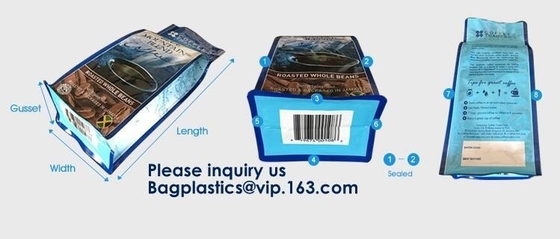 Bebida y alimento para animales y accesorios de empaquetado líquidos que empaquetan el té que empaqueta CBD que empaqueta el empaquetado de empaquetado desigual de Eco