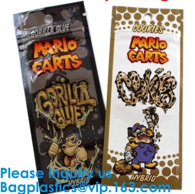 El bolso de empaquetado comestible de la bolsa de la mala hierba de mylar del runtz del olor de la prueba del niño, 1/4oz, 1/2oz, cáñamo médico 1oz huele la prueba Mylar empaqueta los Wi