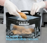 El bolso de empaquetado plástico del pollo asado de la cremallera de la función anti de la niebla, pollo caliente de la cremallera de la diapositiva empaqueta el pollo asado p plástico