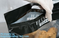 el bolso para el acondicionamiento de los alimentos caliente de la carne asada, bolsos calientes plásticos del pollo del almacenamiento de la comida, empaquetado del pollo frito de la bolsa de la comida empaqueta con VE