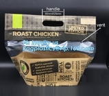 Bolso plástico de k para el pollo que embala/bolsos microwaveable del pollo/plástico antiniebla, bolso del paquete del pollo asado