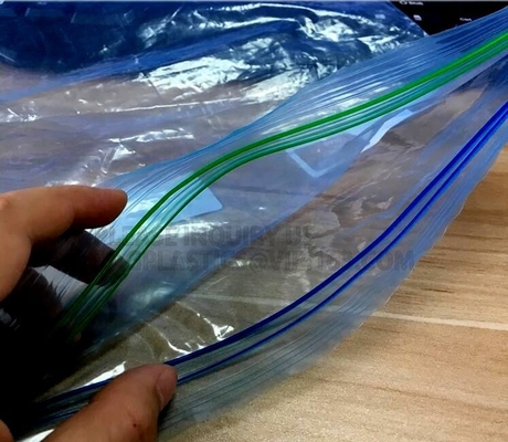 bolsos reconectables de la cerradura de la cremallera de la seguridad de la PISTA DOBLE, bolsos de impresión que se puede volver a sellar de la pista doble k de /LDPE del bolso de la cerradura de la cremallera, bolso
