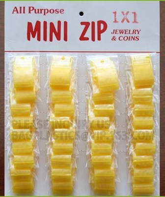 bolso de encargo plástico barato del sello de la cremallera 100%LDPE 3x3/mini baggie de la manzana, bolso del almacenamiento de la comida de la cerradura de la cremallera de la manzana de la prueba del aire mini con el ow