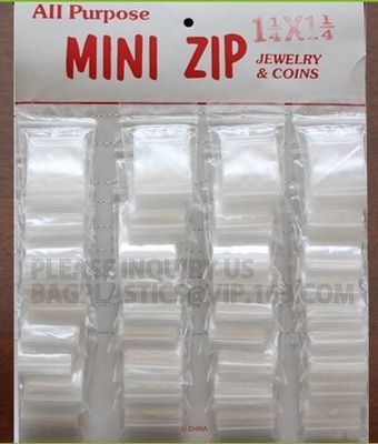 bolso de encargo plástico barato del sello de la cremallera 100%LDPE 3x3/mini baggie de la manzana, bolso del almacenamiento de la comida de la cerradura de la cremallera de la manzana de la prueba del aire mini con el ow