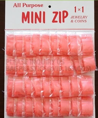 El mini bolso Apple reconectable de la cremallera empaqueta el mini bolso colorido, mini bolsos con el modelo rojo, mini vagos plásticos de la manzana de la cremallera