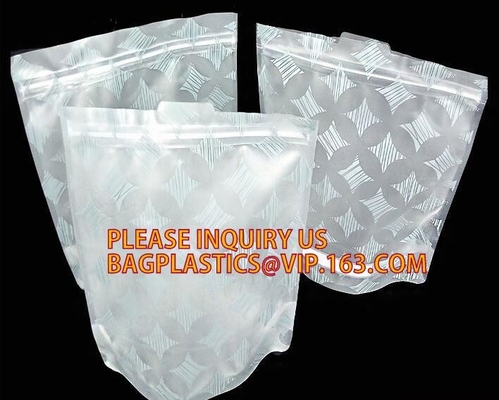 Envase de plástico transparente autoadhesivo de encargo para las camisas, bolso plástico de la ropa bag+ de la cerradura bag+pp de la cremallera de la cerradura de la cremallera de los pp del sello