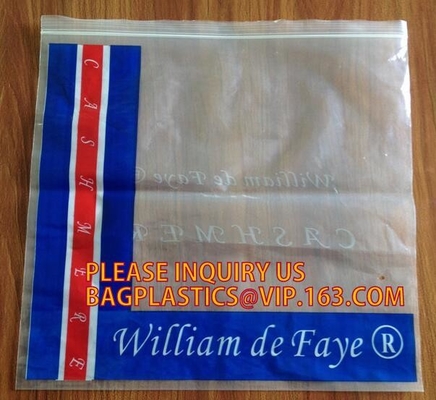 La bolsa de poliéster plástica del empaquetado al por menor OPP de la cremallera del sello del uno mismo, paquete del bolso de la cerradura de la cremallera de k con, colo lleno claro del bolso de la cerradura de la cremallera