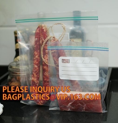 Bolsos reconectables de los bolsos k del congelador del almacenamiento de la comida del FDA en la caja de color, bolso doble del embalaje del papel de aluminio del sello con W