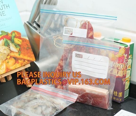 Bolsos reconectables de los bolsos k del congelador del almacenamiento de la comida del FDA en la caja de color, bolso doble del embalaje del papel de aluminio del sello con W