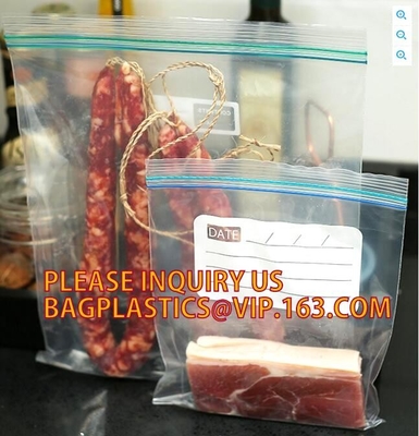 Bolsos reconectables de los bolsos k del congelador del almacenamiento de la comida del FDA en la caja de color, bolso doble del embalaje del papel de aluminio del sello con W