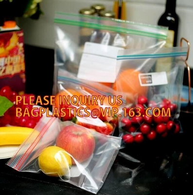 Bolsos reconectables de los bolsos k del congelador del almacenamiento de la comida del FDA en la caja de color, bolso doble del embalaje del papel de aluminio del sello con W