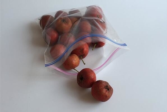 El bolso de empaquetado del sello doble de la cremallera, aduana sellada doble del almacenamiento de la comida imprimió el bolso plástico de la cerradura de la cremallera, plástico a prueba de humedad va
