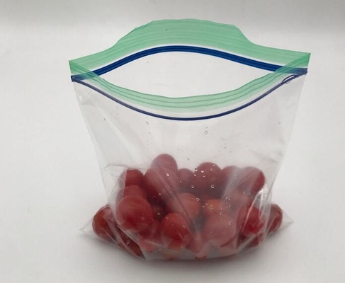 Cremallera colorida barata plástica sellada doble del bolso de vacío de la buena del qualtity de la cerradura del PE cremallera mágica del bolso, soporte de empaquetado encima del bev de la bolsa
