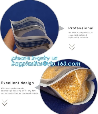 bolso fresco de custodia reutilizable del almacenamiento de la conservación de alimentos del silicón con la cremallera para la microonda, sello de vacío comprimido grabado en relieve