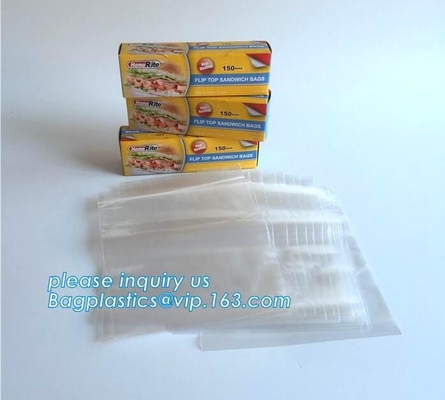 categoría alimenticia que embala el bolso plástico impreso de encargo transparente de los bolsos k de la cremallera del LDPE del bolso claro, bagplastics, bageas