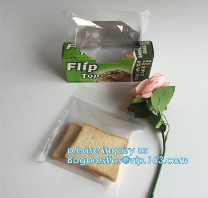 categoría alimenticia que embala el bolso plástico impreso de encargo transparente de los bolsos k de la cremallera del LDPE del bolso claro, bagplastics, bageas