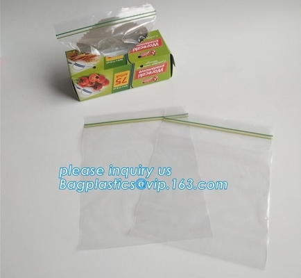 categoría alimenticia que embala el bolso plástico impreso de encargo transparente de los bolsos k de la cremallera del LDPE del bolso claro, Pla del LDPE de la categoría alimenticia
